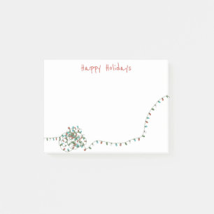 Notas Post-it® Fiesta de árbol de Navidad retro Personalizado