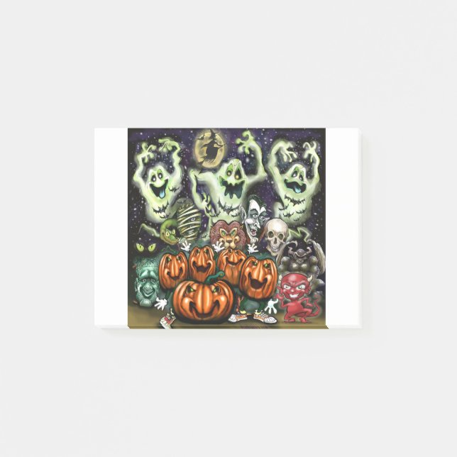 Notas Post-it® Fiesta de Halloween (Anverso)