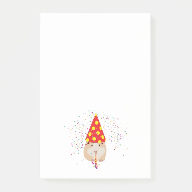 Notas Post-it® Fiesta de hámster - Animales que tienen un Fiesta (Anverso)