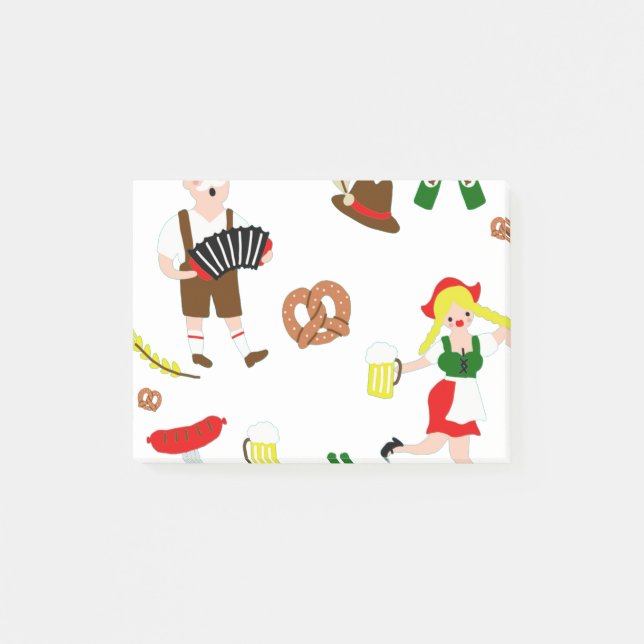 Notas Post-it® Fiesta de Oktoberfest (Anverso)