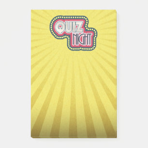 Notas Post-it® Fiesta de prueba nocturna