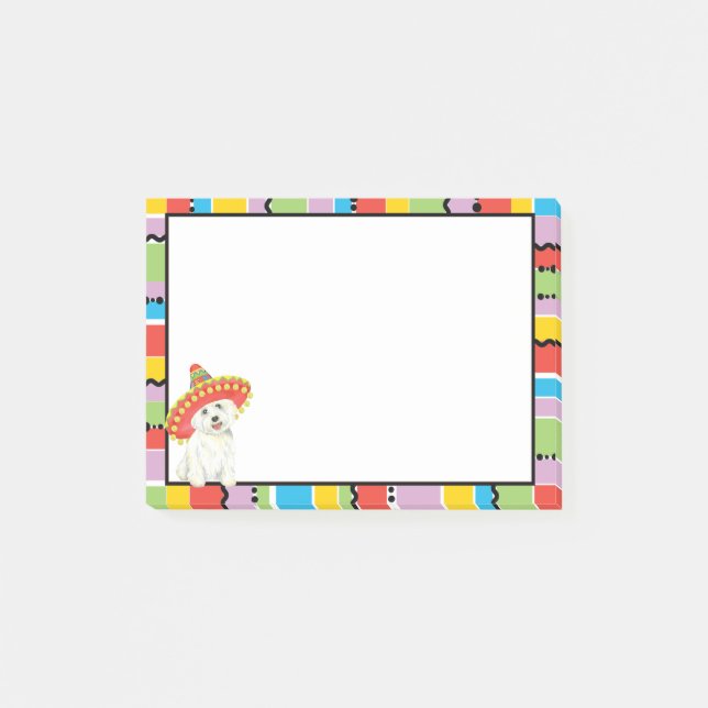 Notas Post-it® Fiesta Westie (Anverso)