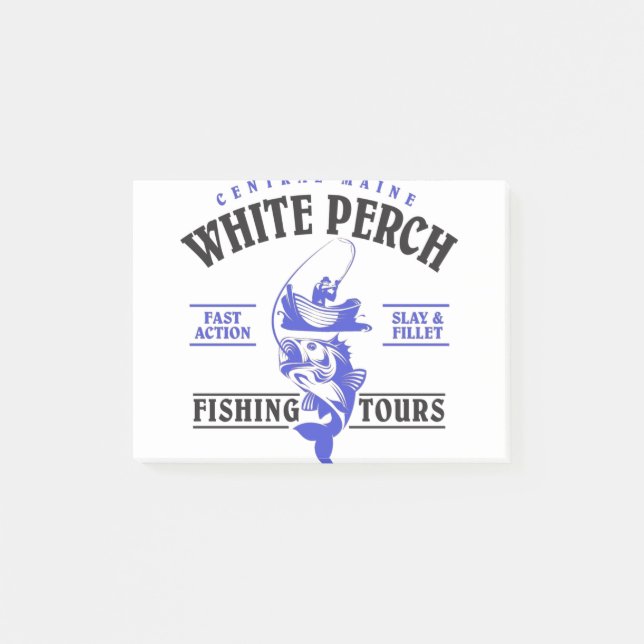 Notas Post-it® Fishing Tours (Anverso)