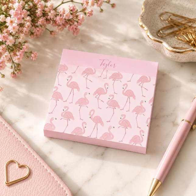 Notas Post-it® Flamenco Rosa Hermoso (Subido por el creador)