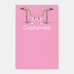 Notas Post-it® Flamingo Beber Martini Thunder_Cove