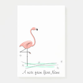 Notas Post-it® Flamingo Ocean "Text" vertical