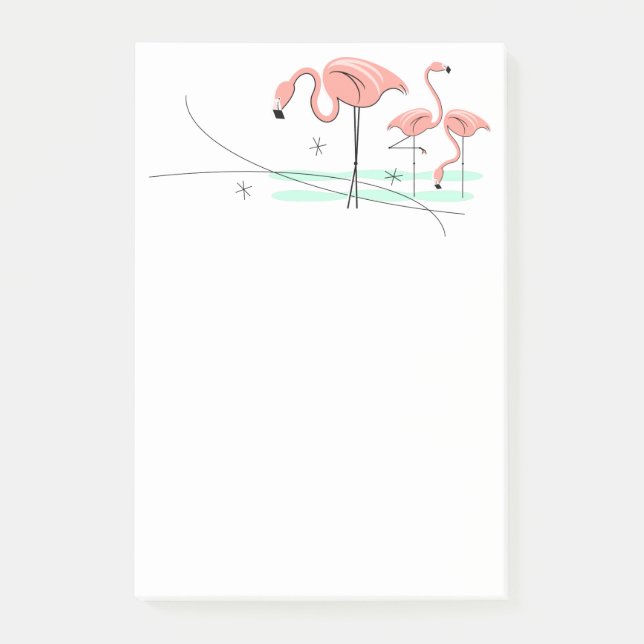 Notas Post-it® Flamingo Ocean Trio 3 (Anverso)
