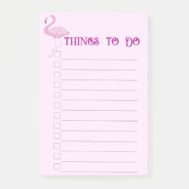 Notas Post-it® Flamingo Piensa Hacer