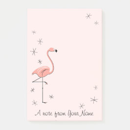 Notas Post-it® Flamingo Pink "Text" vertical