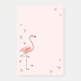Notas Post-it® Flamingo vertical rosa