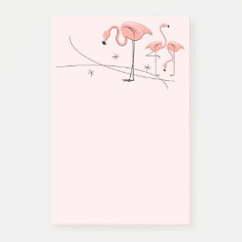 Notas Post-it® Flamingos Trío Rosa 3