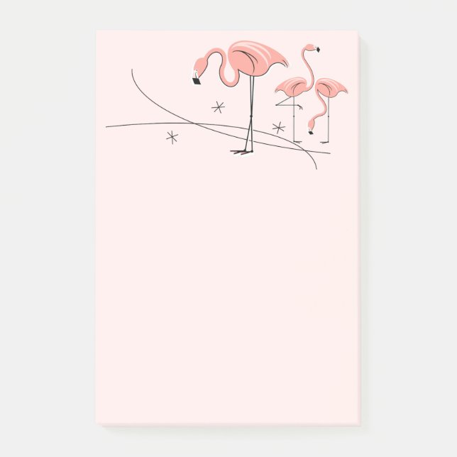 Notas Post-it® Flamingos Trío Rosa 3 (Anverso)