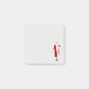 Notas Post-it® Flapper vintage moda dama de veintes