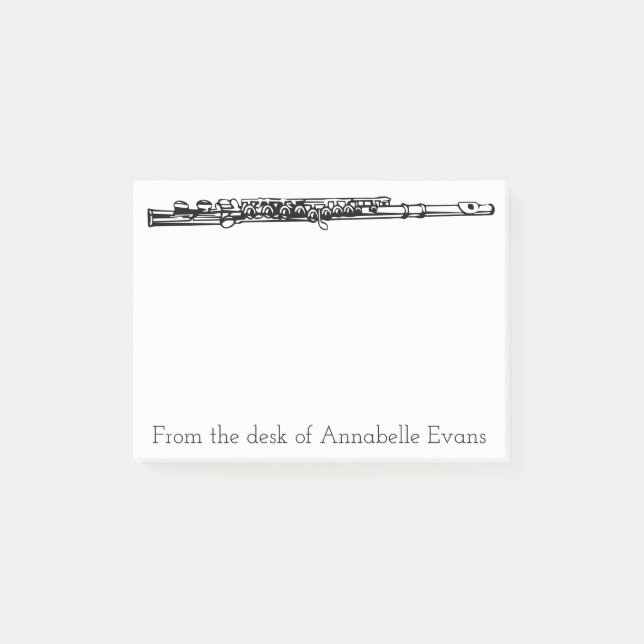 Notas Post-it® Flauta (Anverso)