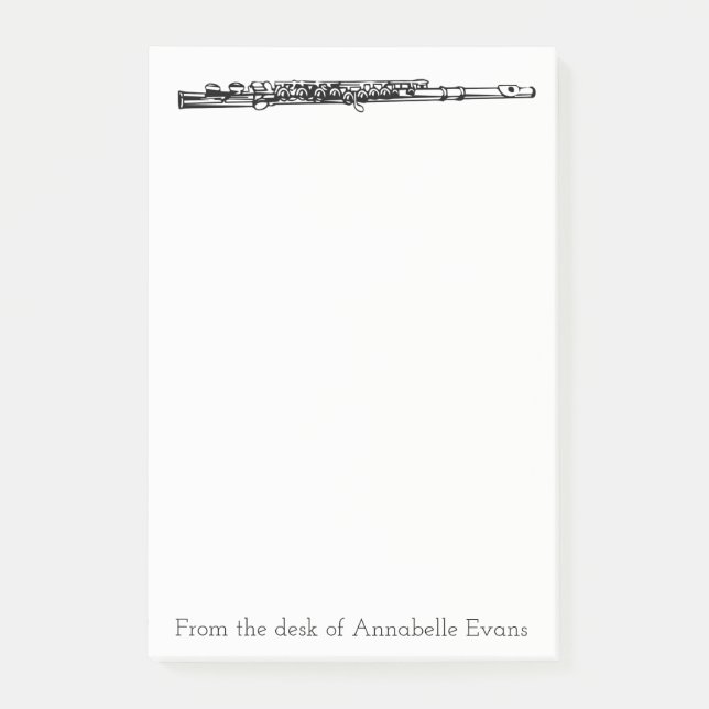 Notas Post-it® Flauta (Anverso)