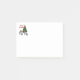 Notas Post-it® Fleas Navidad - Navidades bailarines huyen