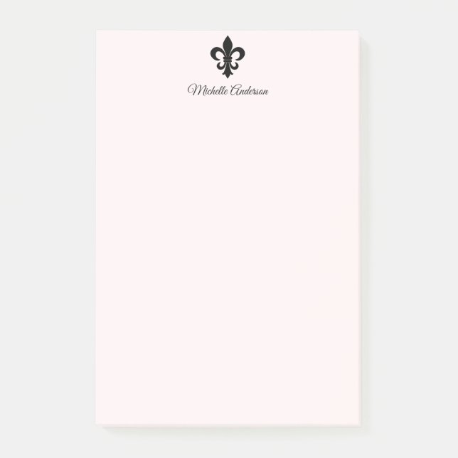 Notas Post-it® Fleur de Lis Paris (Anverso)