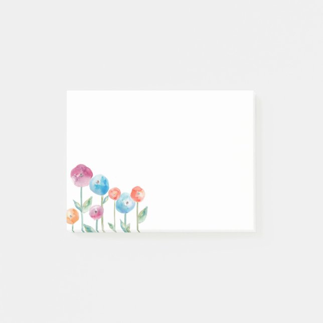 Notas Post-it® Fleurs (Anverso)