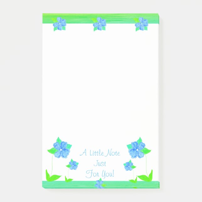 Notas Post-it® Flor acentuada (Anverso)