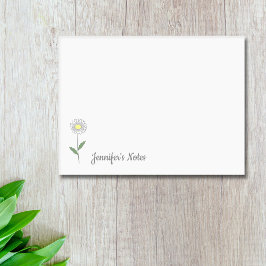 Notas Post-it® Flor Daisy Pastel Botánica