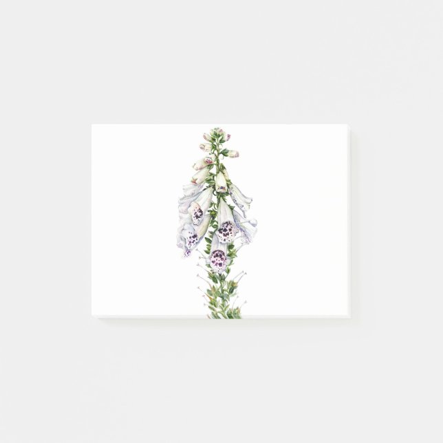 Notas Post-it® Flor de Foxglove (Anverso)