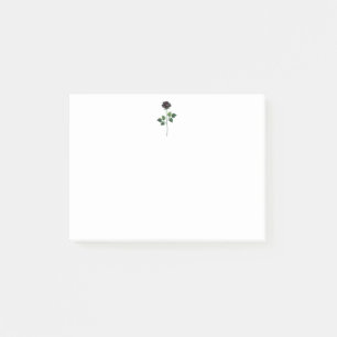 Notas Post-it® Flor de rosa negra