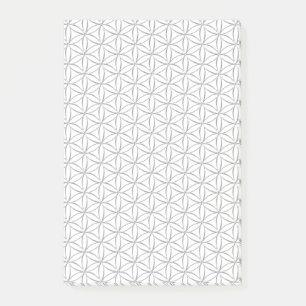 Notas Post-it® Flor de vida / Blume des Lebens - patrón de plata