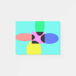 Notas Post-it® Flor futurista