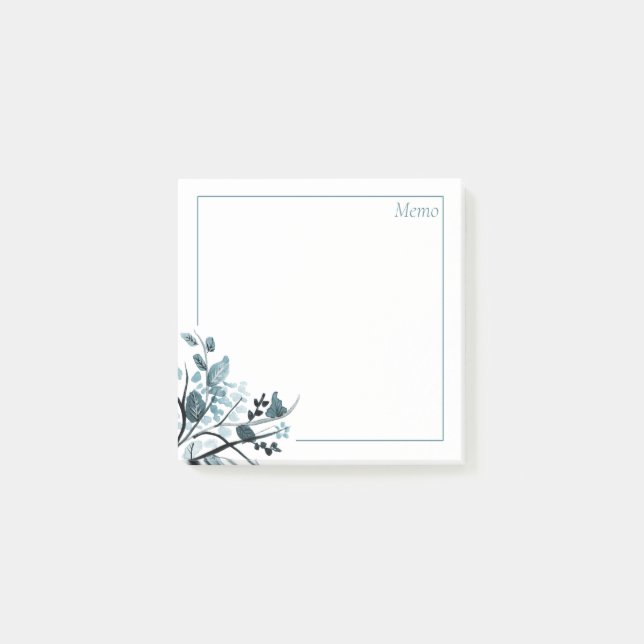 Notas Post-it® Flor oriental (Anverso)