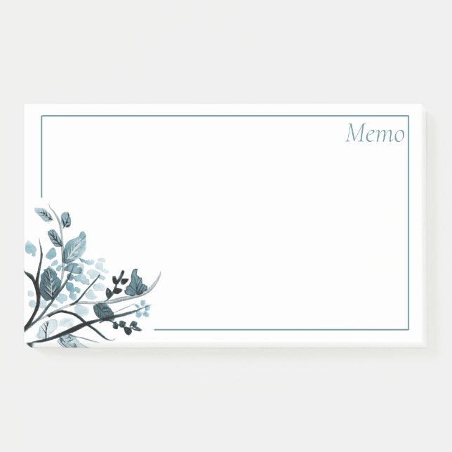 Notas Post-it® Flor oriental (Anverso)