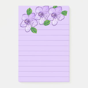 Notas Post-it® Flor Preciosa Púrpura