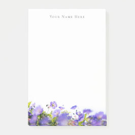Notas Post-it® Flor silvestre primaveral personalizable