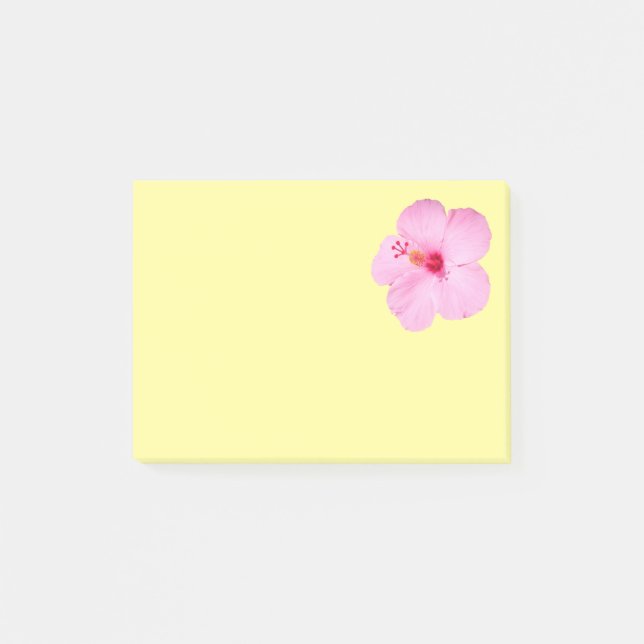 Notas Post-it® Flor tropical Hibiscus rosa (Anverso)