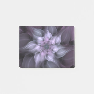 Notas Post-it® Flor violeta fractal