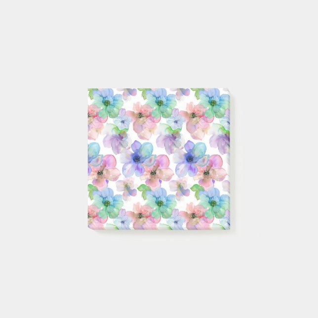 Notas Post-it® Floral (Anverso)
