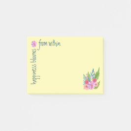 Notas Post-it® Floral de primavera
