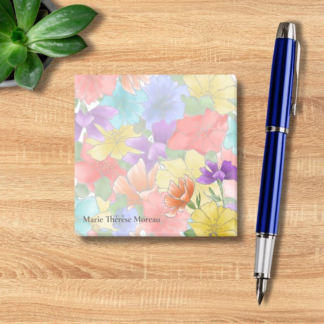 Notas Post-it® Floral Elegante (Subido por el creador)