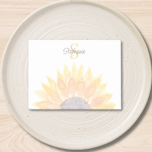 Notas Post-it® Floral Monograma (Subido por el creador)