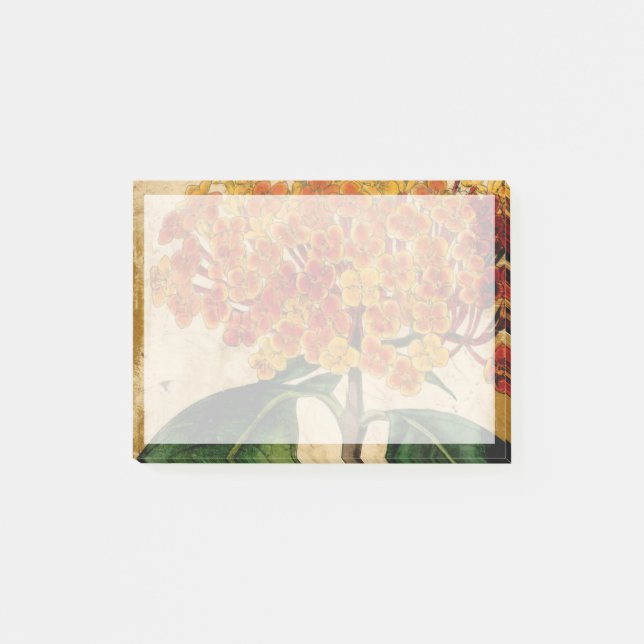 Notas Post-it® Floral vibrante I (Anverso)