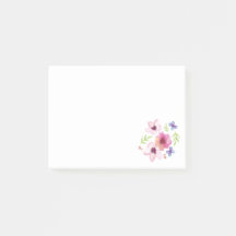 Floral Watercolor Post anota