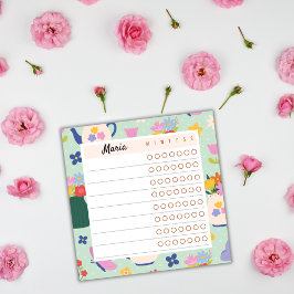 Notas Post-it® Floral Weekly Planner – Blossom Time Sticky Notes