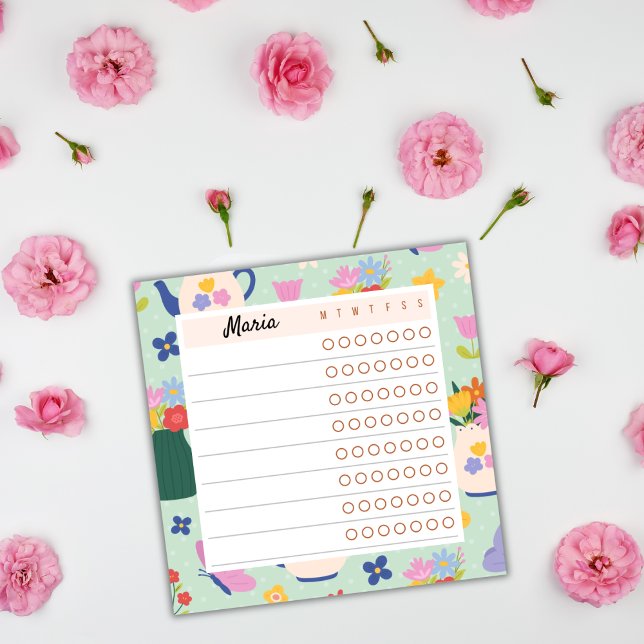 Notas Post-it® Floral Weekly Planner – Blossom Time Sticky Notes (Subido por el creador)
