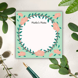 Notas Post-it® Floral Wreath – Botanical Greenhouse Sticky Notes