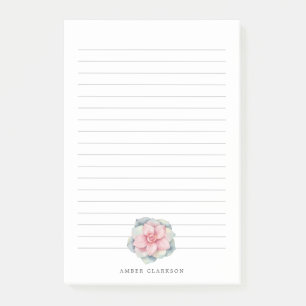 Notas Post-it® Florencia del desierto Suculento tema laminado