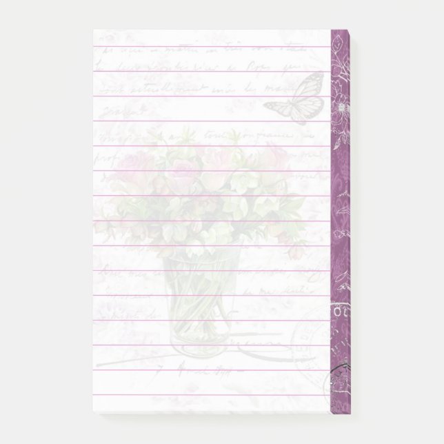 Notas Post-it® Florero (Anverso)