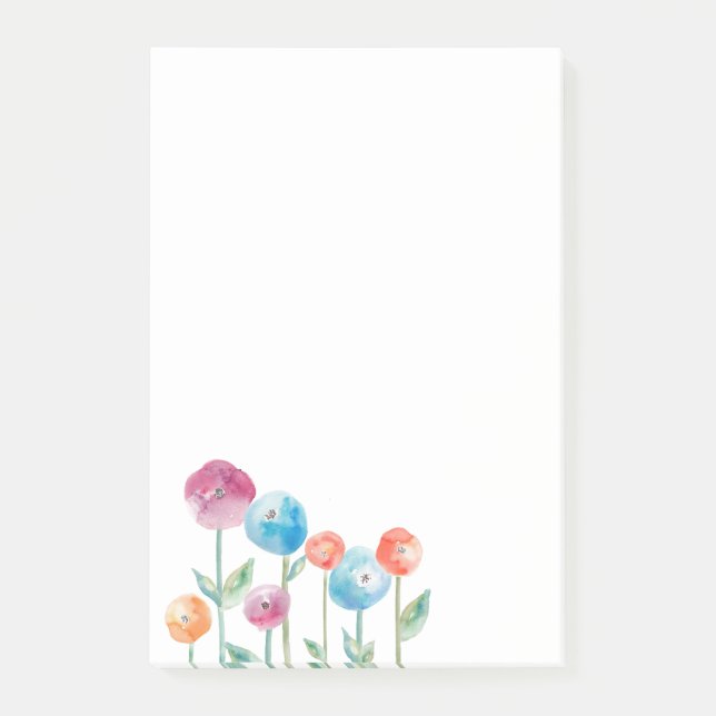 Notas Post-it® Flores (Anverso)