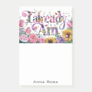 Notas Post-it® *~* Flores 13 Manifiesto AM AP85 YA