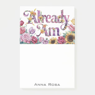 Notas Post-it® *~* Flores 1 Manifiesto AM AP85 YA