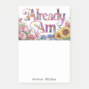 Notas Post-it® *~* Flores 3 Manifiesto AM AP85 YA