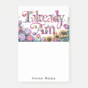 Notas Post-it® *~* Flores 4 Manifiesto AM AP85 YA